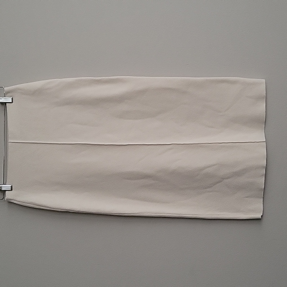 Zara Cream Pencil Midi Skirt Size S